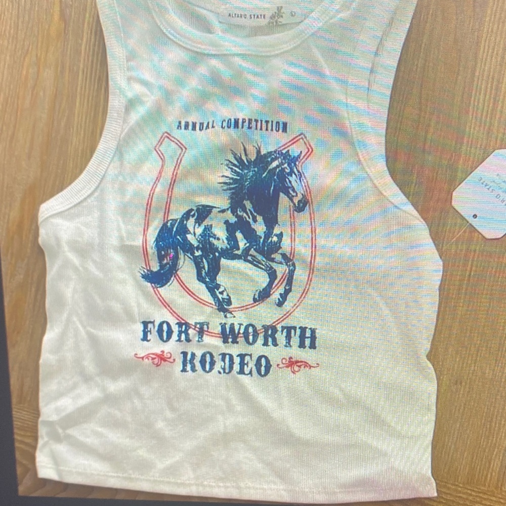 Kids Rodeo Tank Top - Cream